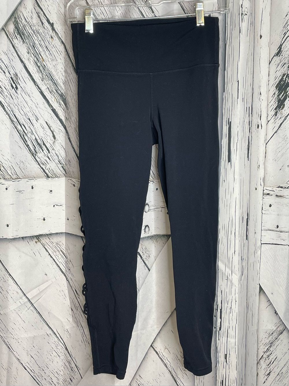 Athleta Legging Cutout Sides Black Size Small